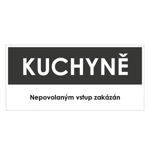 KUCHYNĚ, šedá, plast 2 mm 190x90 mm