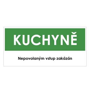 KUCHYNĚ, zelená, plast 2 mm 190x90 mm