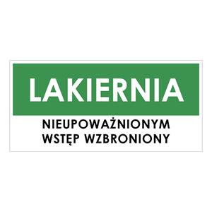 LAKIERNIA, zielony - płyta PVC 1 mm 190x90 mm