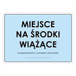 MIEJSCE NA ŚRODKI WIĄŻĄCE, płyta PVC 2 mm, 297x210 mm