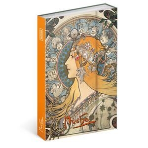 Notes Zodiak- Alfons Mucha B6 - linkovaný