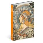 Notatnik liniowany magnetyczny B6 - Alfons Mucha - Zodiak