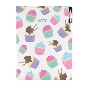 Notes DESIGN A4 kropkowany - Donut