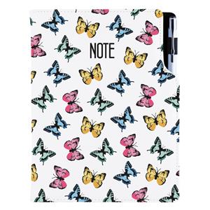 Notes DESIGN A5 czysty - Kolorowe motyle