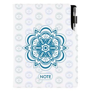 Notes DESIGN A5 kratkowany - Mandala niebieski