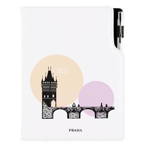 Notes DESIGN A5 kratkowany - Praga