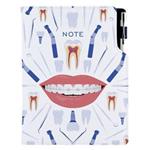 Notes DESIGN B5 kratkowany - biały - Dentysta