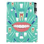 Notes DESIGN B5 kratkowany - miętowy - Dentysta
