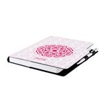 Notes DESIGN B5 kropkowany - Mandala czerwony