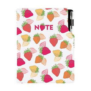 Notes DESIGN B6 czysty - Truskawka