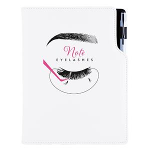 Notes KOSMETYCZNY Eyelashes - DESIGN A5 czysty