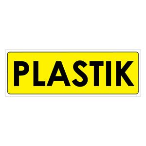 Plastik - naklejka 290x100 mm