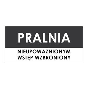 PRALNIA, szary - płyta PVC 2 mm 190x90 mm