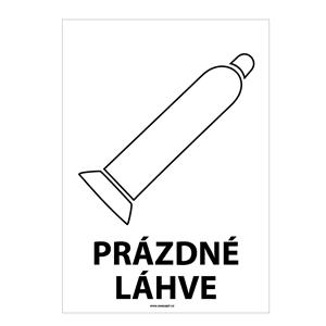 PRÁZDNÉ LÁHVE, Samolepka A5