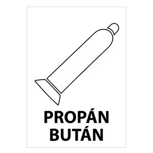 Propán-bután, plast 2mm 148x210mm