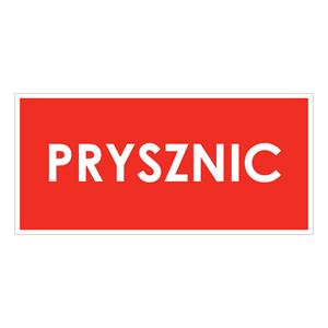 PRYSZNIC, płyta PVC 2 mm, 190x90 mm