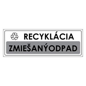 Recyklácia-Zmiešaný odpad, plast 2mm s dierkami-290x100mm