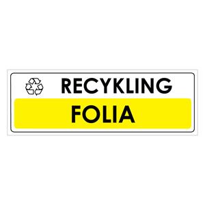 RECYKLING - FOLIA, płyta PVC 2 mm, 290x100 mm