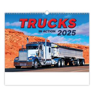 Ścienny Kalendarz 2025 - Trucks