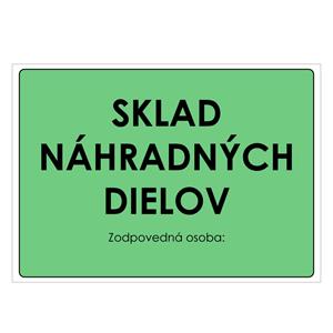 Sklad náhradných dielov, plast 1mm 297x210mm