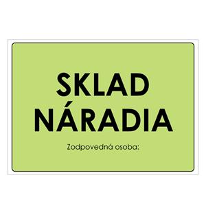 Sklad náradia, plast 2mm 297x210mm