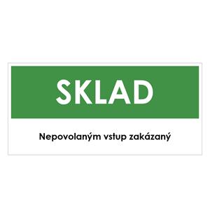 Sklad, zelená, plast 2mm,190x90mm