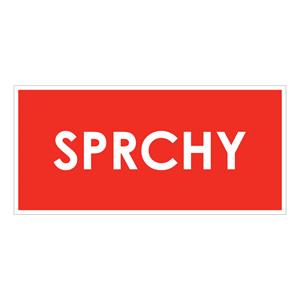 SPRCHY, červená, plast 1 mm 190x90 mm