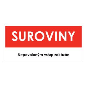 SUROVINY, červená, plast 1 mm 190x90 mm