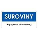 Suroviny, modrá, plast 2mm s dierkami-190x90mm