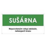 SUŠÁRNA, zelená, plast s dírami 2 mm 190x90 mm