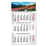 Threemonths Wall Calendar Trio Czech 2025 - grey