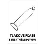 Tlakové fľaše s inertnými plynmi, plast 1mm 148x210mm