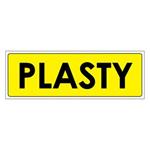 Triedený odpad-plasty,plast 1mm,290x100mm