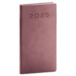 Tygodniowy kalendarz książkowy kieszonkowy 2025 Aprint Neo - różowy