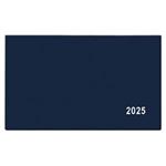 Tygodniowy kalendarz książkowy kieszonkowy 2025 Cyryl PVC - niebieski