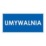 UMYWALNIA, niebieski - płyta PVC 2 mm z dziurkami 190x90 mm