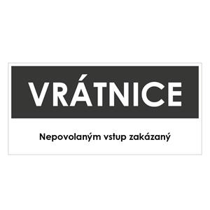 VRÁTNICE, šedá, plast 2 mm 190x90 mm