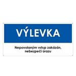 VÝLEVKA, modrá, plast s dírami 2 mm 190x90 mm