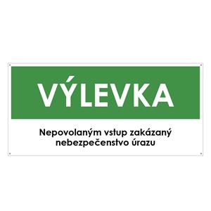 Výlevka, zelená, plast 2mm s dierkami-190x90mm