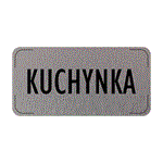 Znak drzwi - Kuchyňka, płyta aluminiowa, 160 x 80 mm